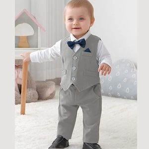 Disaur Baby Boy Gentleman Outfit Dress Romper